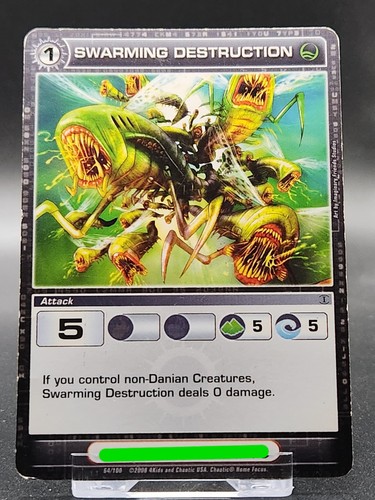 Chaotic card swarming - chaotic, :