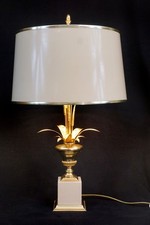 Messing Tischlampe Bourlanger
