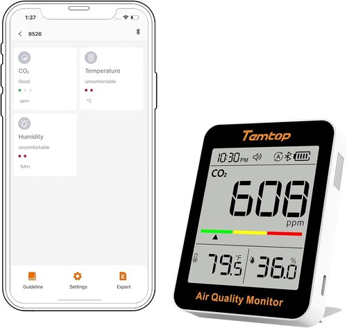 Temtop luftqualitätsmonitor - temtop,