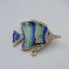 Brosche anstecknadel fisch - brosche,