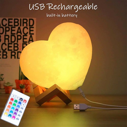 15cm led mond lampe - mond, 3d