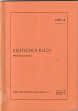 Deutsches Reich, Spezialkatalog Marken auf Brief mit Bewertungen INFLA Bücherei