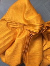 Vintage Retro Dekostoff Gardinenstoff 1,20 x 11,00 Meter Neu+OVP  gold/gelb gold