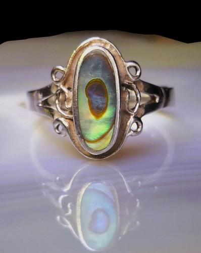Ring silber 925 - silber, paua