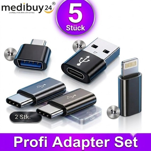 Adapter usb micro - 5x,