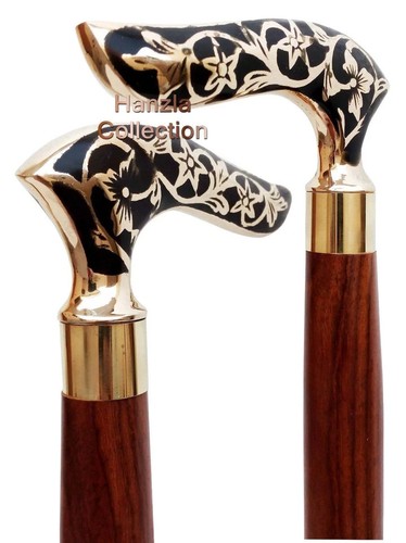 Vintage designer messinggriff - vintage,