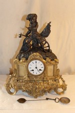 französische Kaminuhr  , guter gebrauchter Zustand 1855