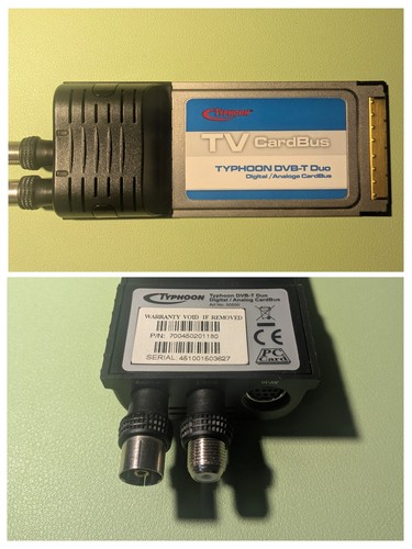 Typhoon dvb duo cardbus - typhoon, dvb-t