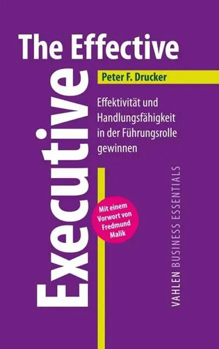 The effective executive - executive, |