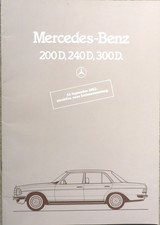 Mercedes 200D 240D 300D W123