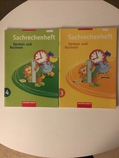 Sachrechenhefte Denken Und Rechnen 3 und 4, 2008, Gesamtpreis 2,20€ 