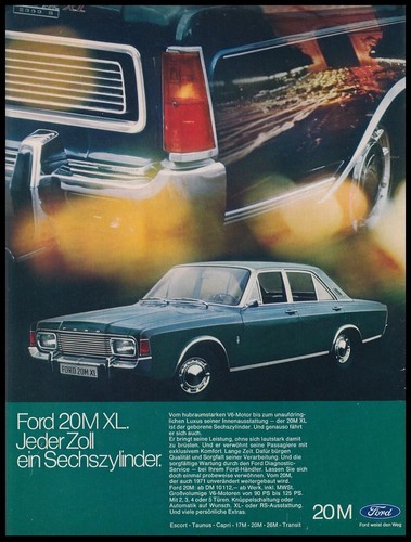 Ford 20m reklame - 20m,
