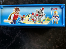 Playmobil 4333 Microwelt Ritterburg Spielbox magnetisch komplett original BA TOP