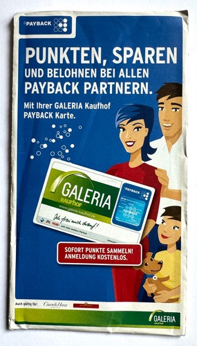 Payback galeria kaufhof - galeria,