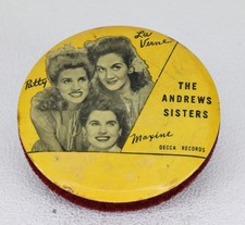 Plattenputzer RECORD DUSTER Decca ANDREW SISTERS für Schellackplatten 78rpm T054