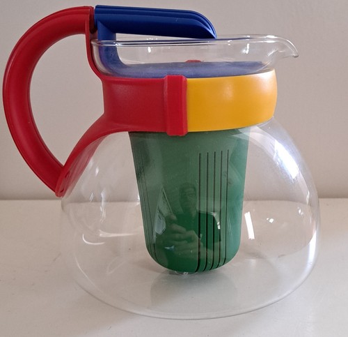 Vintage geldo glas teekanne - vintage,
