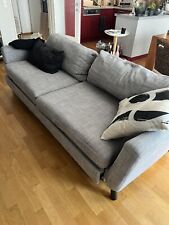 Bezug Ikea Karlstad 3er Bettsofa Isunda Grey