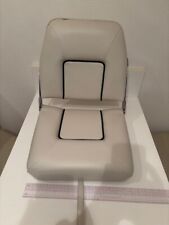 Bootsstuhl Bootssitz Sitz neu Marke Vetus helles grau