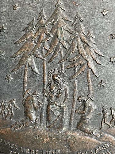 Antikes bronze relief - antikes, plakette