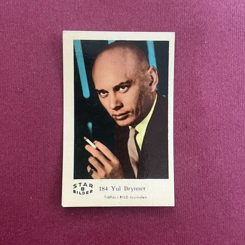 Yul brynner 1962 dutch - yul, gum