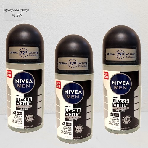 50ml nivea men invisible - 3x,