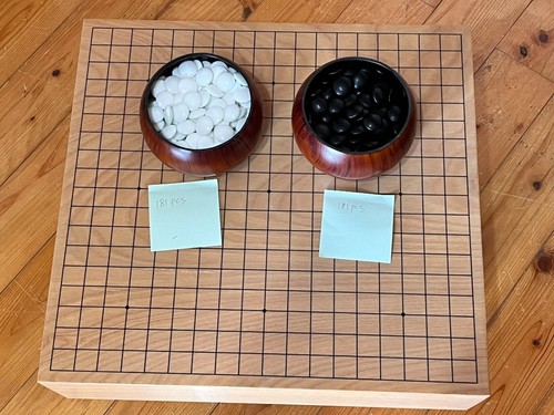 Vintage holz brettspiel set - holz, go