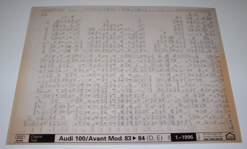 Ersatzteilkatalog auf