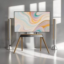 TV-Bodenständer aus Holz für