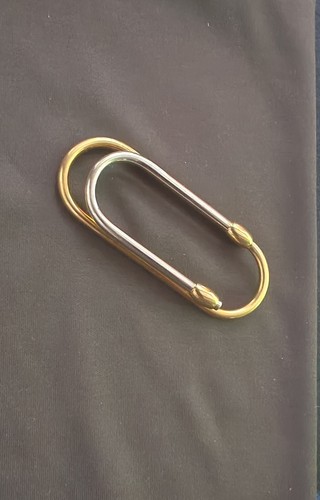 Geldklammer bicolor gold - geldklammer,