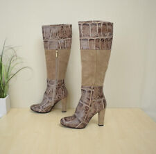 klasse Cromia Echtleder High-Heel Stiefel Gr. 37 Designer Boots - NEU