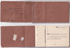 Original Quittungsblock Deutsches Reich Reichsmark mit 26 Quittungen (140387)