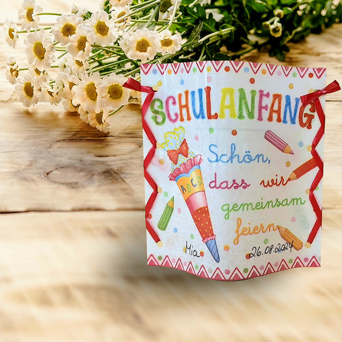 Tischdeko zur einschulung - zur, 1