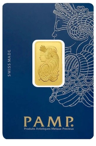 Goldbarren pamp lady fortuna - pamp,