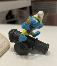 Schlumpf Pirat auf Kanone Peyo 2004 Smurf B