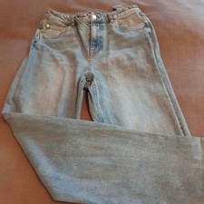 Jeans Damen Vero Moda hellblau Gr. 38 , feste Ware, gerades Bein, taillenhoch