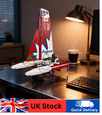 Ozean Tragflächenboot Doppelrumpf Segelboot Modellbausteine 65 Typ Katamaran 550