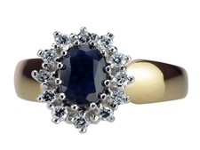14 K 585 Gold 1,0 ct Saphir