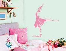 Wandtattoo Ballerina Kinderzimmer Mädchen Tanz Tanzen Ballett Träume Flur bsm033