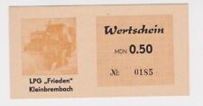0,50 Mark Wertschein DDR für