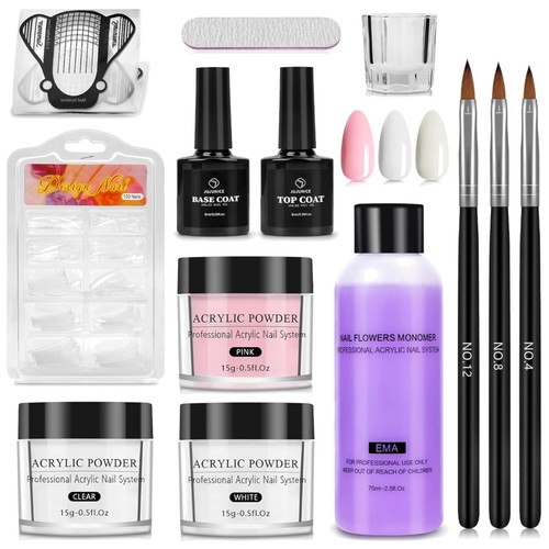 Acryl nagelset 100 stück - nagelset,