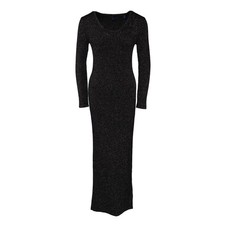 Gant damen strickkleid schwarz - gant,