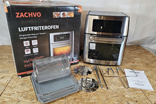 Zachvo Heißluftfritteuse XXXL, 15L Airfryer mit 1700W 10 Programme Timerfunktion