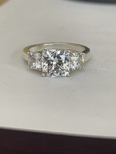 Sterling Silber Quadratschliff