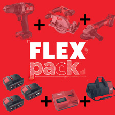 Flex Flexpack 3 Geräte nach Wahl, 3 Akkus AP 18/5.0 Ah, 1 Ladegerät, 1 Flexbag