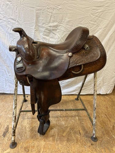 Westernsattel set leder - set,