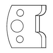 Scheppach Profilmesser Paar