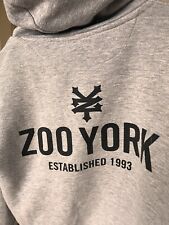 Zoo York Hoodie Jacke Kapuzenpulli  Logo  Graumeliert   Grösse S