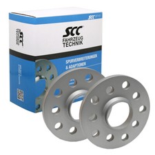 2x Spurverbreiterung 15mm LK 4x108 30mm Gesamt SSC Distanzscheibe D65,1mm Silber