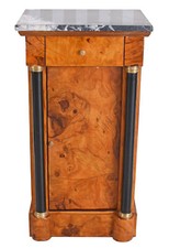 Biedermeier Nachtschrank Antik Nachttisch Empire Nachtkonsole Regency Schrank