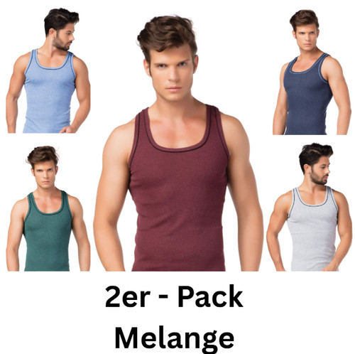 2er pack herren unterhemd - 2er,